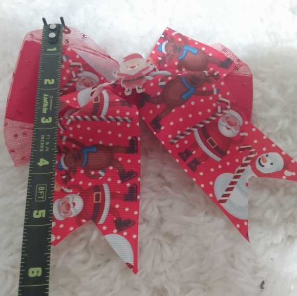 ❤️ HOST PICK ❤️ Nwot hand crafted Christmas 4 pc hair clip bundle - Picture 8 of 8